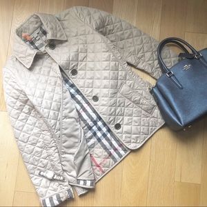 *SOLD* Burberry Quilted Copford Coat Jacket XS